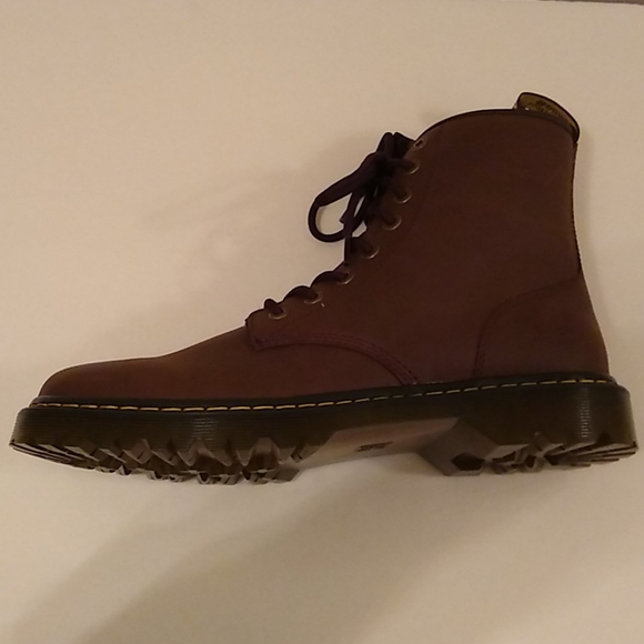 Dr. Martens Men's Awley Brown Leather Lace-Up - Picture 6 of 7